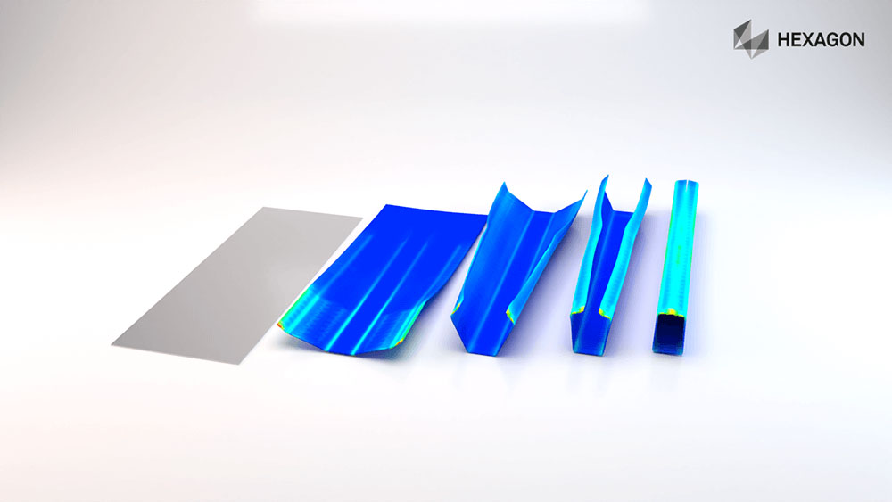 Rendering SimufactForming SheetForming SIM PlasticStrain